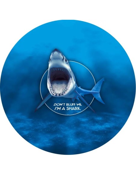 Tapis de poker rond shark evolution