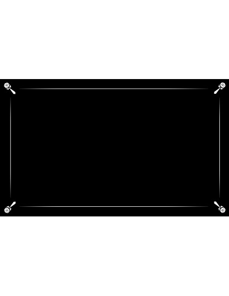 Tapis personnalisé 200x120cm en 3mm d'épaisseur