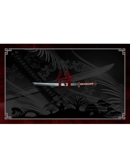 Tapis multijeux rectangle illustration samouraï Tapis multijeux rectangle illustration samouraï