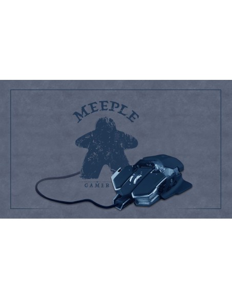 Tapis multijeux rectangle illustration meeple