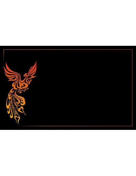 Tapis multijeux rectangle illustration noir design