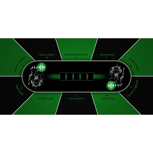 Tapis personnalisé rectangulaire 180x90cm en 3mm d'épaisseur