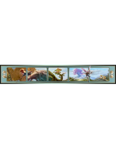 3 tapis personnalisés (2 tapis de 61x35cm en 2mm d'épaisseur avec coins arrondis + 1 tapis 54.5x9cm)