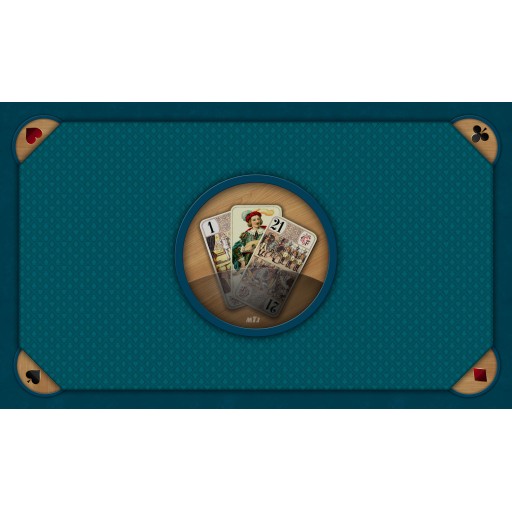 3 tapis personnalisés en 2mm d'épaisseur (2 tapis ronds 30cm de diamètre + 1 tapis Tarot 3 bouts bleu100x60cm)
