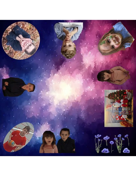 Tapis personnalisé 90x90cm 3mm d'épaisseur