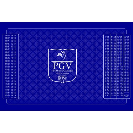 Tapis personnalisé 120x80cm 2mm d'épaisseur