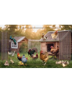 Tapis de Belote Rectangle - 100x60cm - MonTapisDeJeux