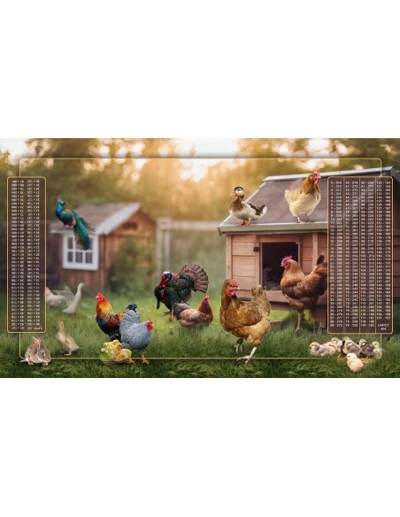 Tapis de Belote Rectangle - 100x60cm - MonTapisDeJeux