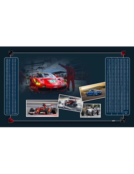 Tapis de Belote Rectangle - 100x60cm - MonTapisDeJeux