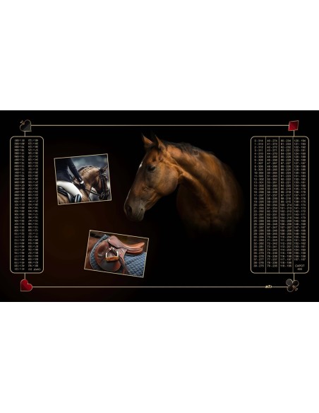 Tapis de Belote Rectangle - 100x60cm - MonTapisDeJeux