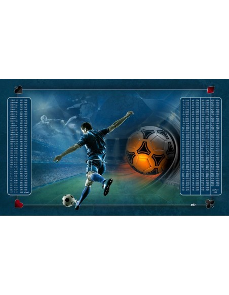 Tapis de Belote Rectangle - 100x60cm - MonTapisDeJeux