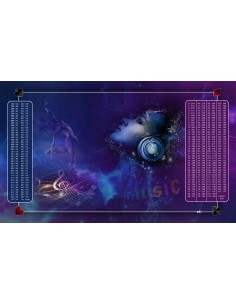 Tapis de Belote Rectangle - 100x60cm - MonTapisDeJeux