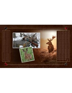 Pack Belote 100x60cm - Tapis + Jeu de carte + Dé + Housse de transport