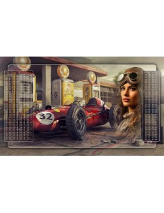 Pack Belote 100x60cm - Tapis + Jeu de carte + Dé + Housse de transport