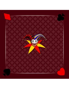 Tapis Multijeux carré joker bordeaux