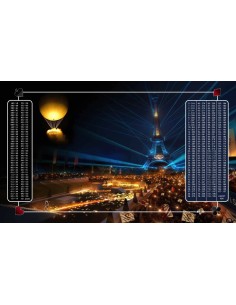 Pack Belote 100x60cm - Tapis + Jeu de carte + Dé + Housse de transport