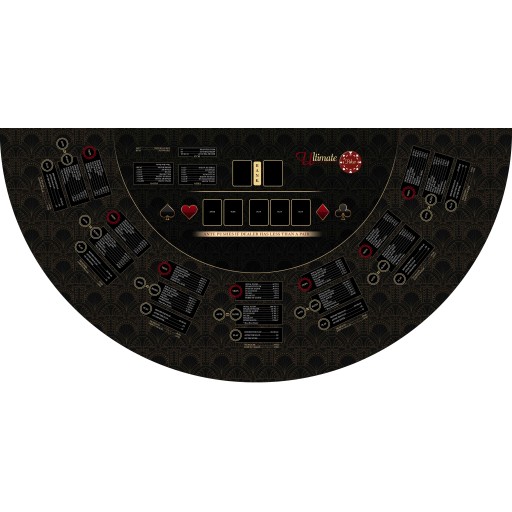 Tapis personnalisé Ultimate Poker 180x90cm 3mm d'épaisseur