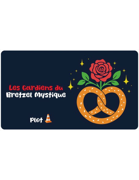 Tapis personnalisé 61x35cm 2mm d'épaisseur Galonné Coins arrondis
