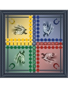 Plateau de jeux - Petits Chevaux - MonTapisDeJeux
