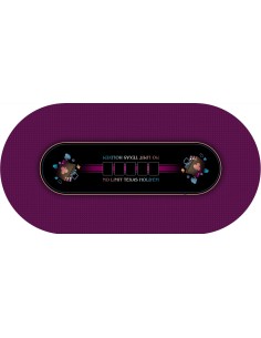 Tapis de Poker - Ovale - Texas Holdem Prestige Special Violet 2