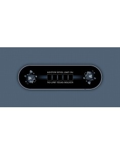 Tapis de Poker - Rectangulaire - Texas Holdem Prestige Gris