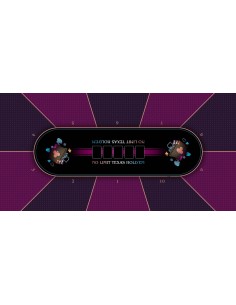 Tapis de Poker - Rectangulaire - Texas Holdem Prestige Special Violet