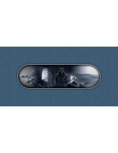 Tapis de Poker - Rectangulaire - "Anubis Prestige Bleu" 2