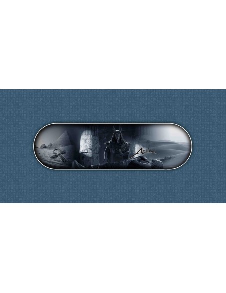 Tapis de Poker - Rectangulaire - "Anubis Prestige Bleu"