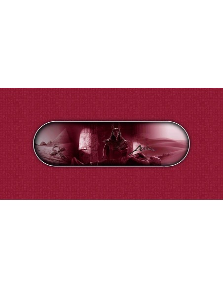 Tapis de Poker - Rectangulaire - "Anubis Rouge"
