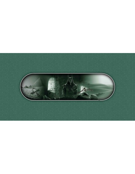 Tapis de Poker - Rectangulaire - "Anubis Vert"