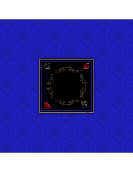 Tapis de Poker - Carré - Victorian Prestige Bleu