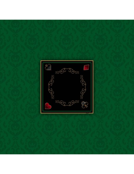 Tapis de Poker - Carré - Victorian Prestige Vert