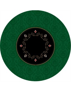Tapis de Poker - Rond - Victorian Prestige Vert