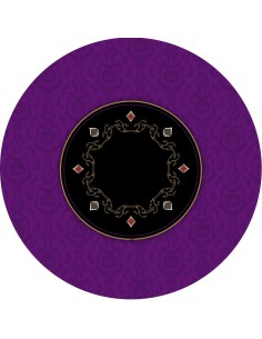 Tapis de Poker - Rond - Victorian Prestige Violet