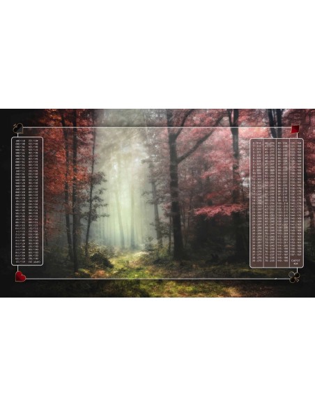 Tapis de Belote Rectangle - 100x60cm - MonTapisDeJeux