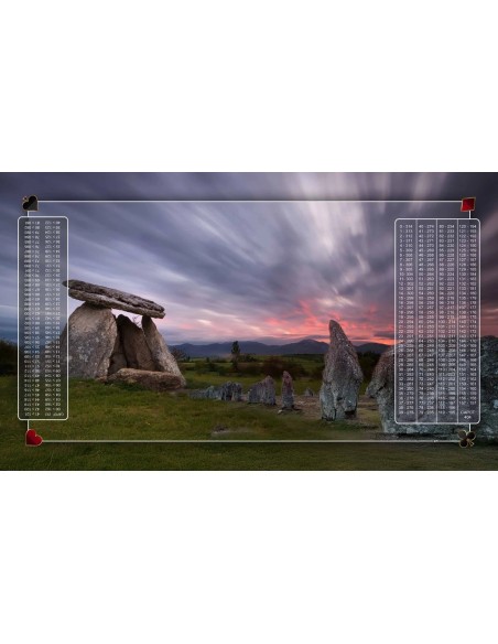 Tapis de Belote Rectangle - 100x60cm - MonTapisDeJeux