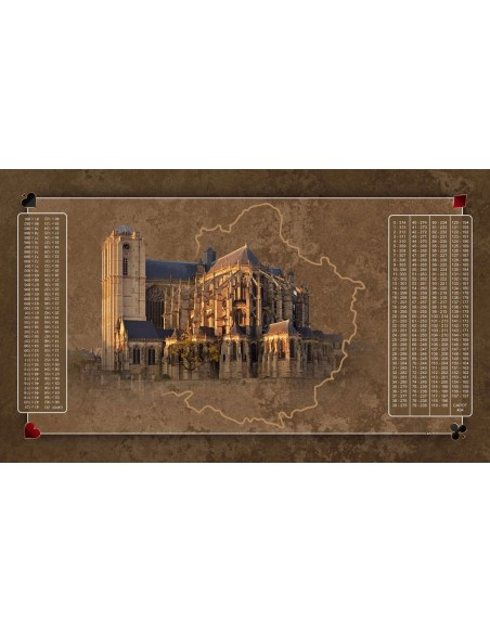 Tapis de Belote Rectangle - 100x60cm - MonTapisDeJeux