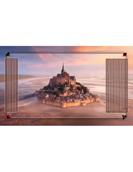 Tapis de Belote Rectangle - 100x60cm - MonTapisDeJeux