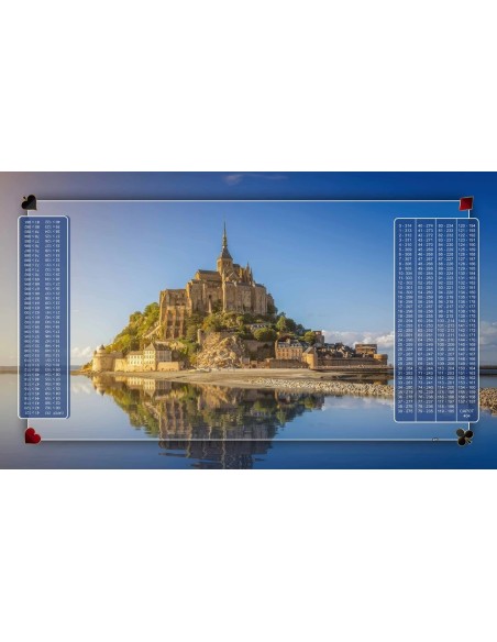 Tapis de Belote Rectangle - 100x60cm - MonTapisDeJeux