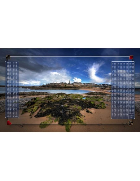 Tapis de Belote Rectangle - 100x60cm - MonTapisDeJeux