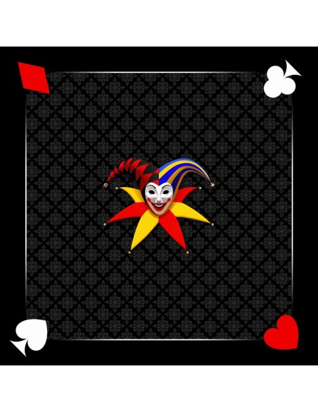 Tapis Multijeux carré joker noir Tapis Multijeux carré joker noir