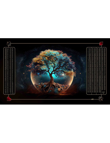 Tapis de Belote Rectangle - 100x60cm - MonTapisDeJeux