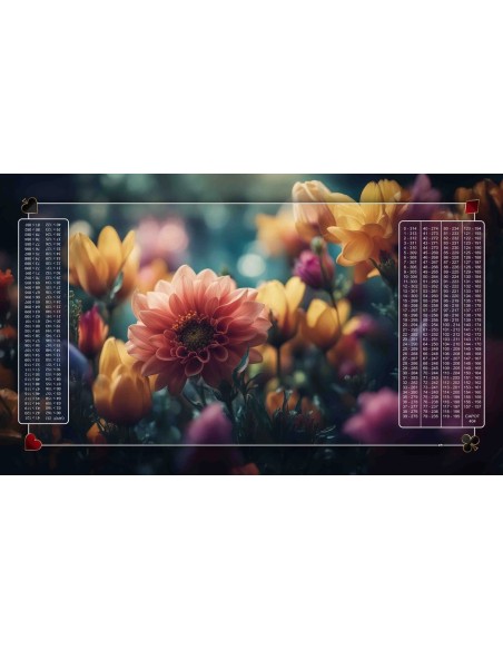 Tapis de Belote Rectangle - 100x60cm - MonTapisDeJeux