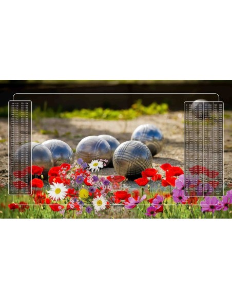 Tapis de Belote Rectangle - 100x60cm - MonTapisDeJeux