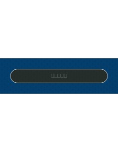 Customized poker mat Victorian blue 300x90cm, 3mm thikness