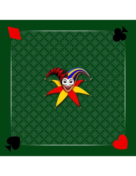 Tapis Multijeux carré joker vert