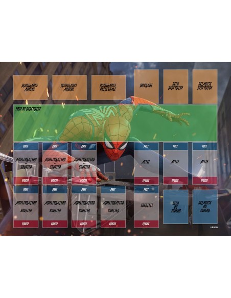 Tapis personnalisé 61x46cm 2,5mm d'épaisseur