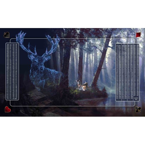 Tapis de Belote Rectangle - 100x60cm - MonTapisDeJeux