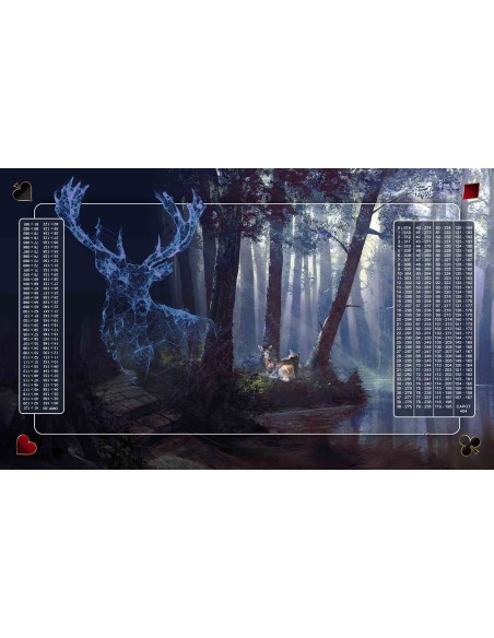 Tapis de Belote Rectangle - 100x60cm - MonTapisDeJeux