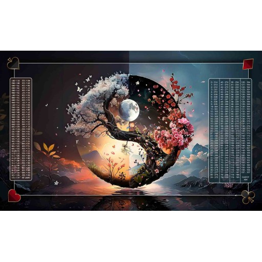 Tapis de Belote Rectangle - 100x60cm - MonTapisDeJeux